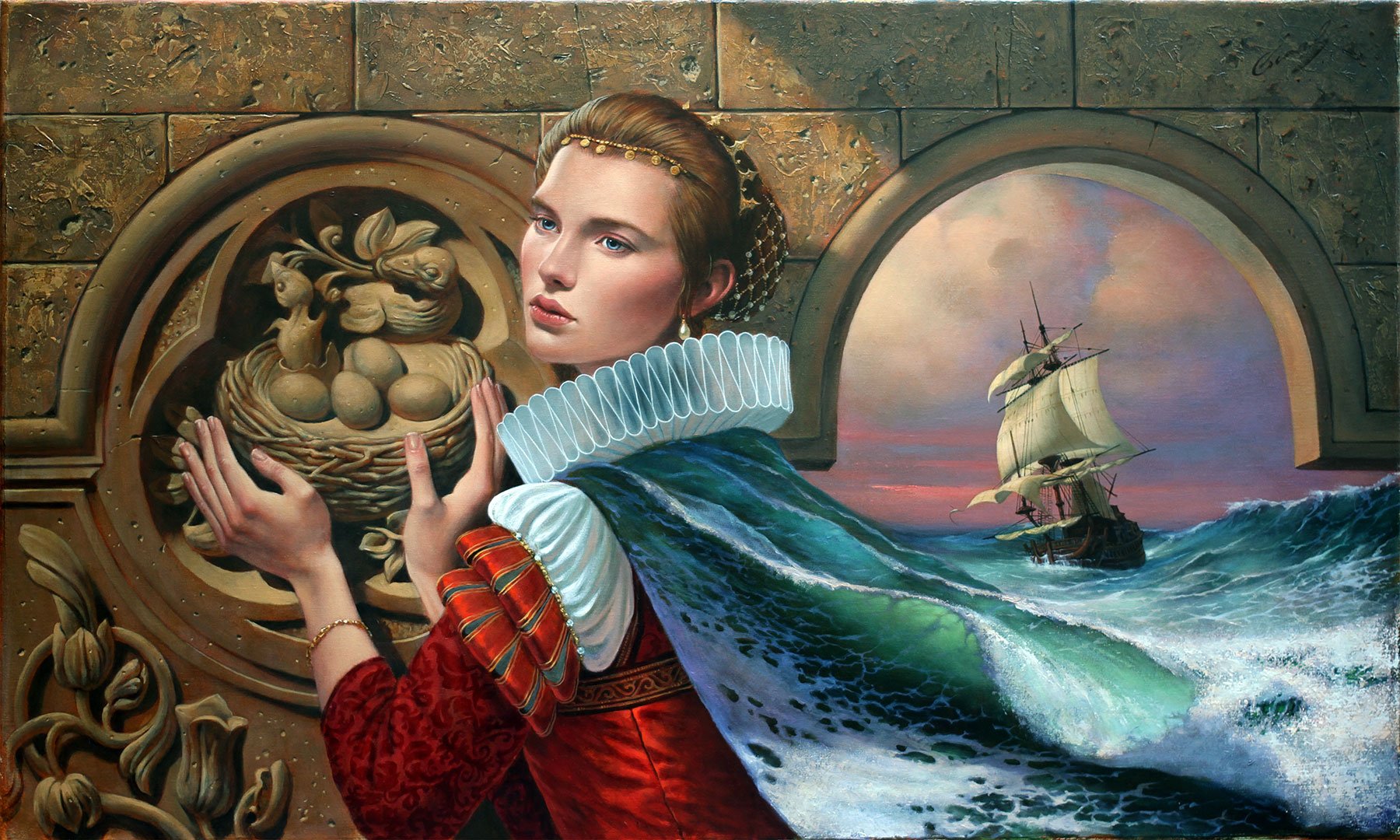 Художник-Михаил Хохлачев (псевдоним - Michael cheval)