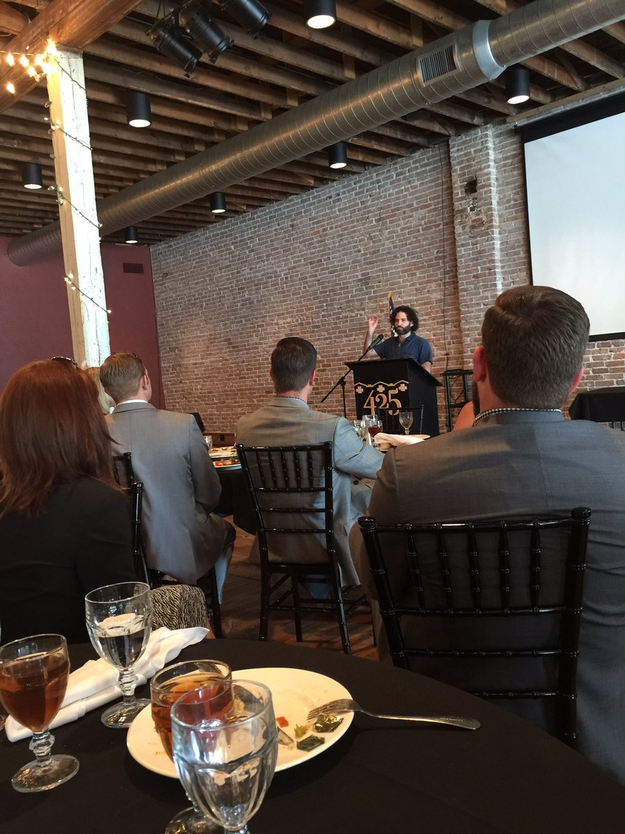 jillsalmon's tweet photo. Loving our @MBEACTE workshops. Attended @SGFRotaract luncheon meeting with @ryansalmon511. #greatspker #youngprofs #oldestintheroom #bused https://t.co/UXnDvymO4k