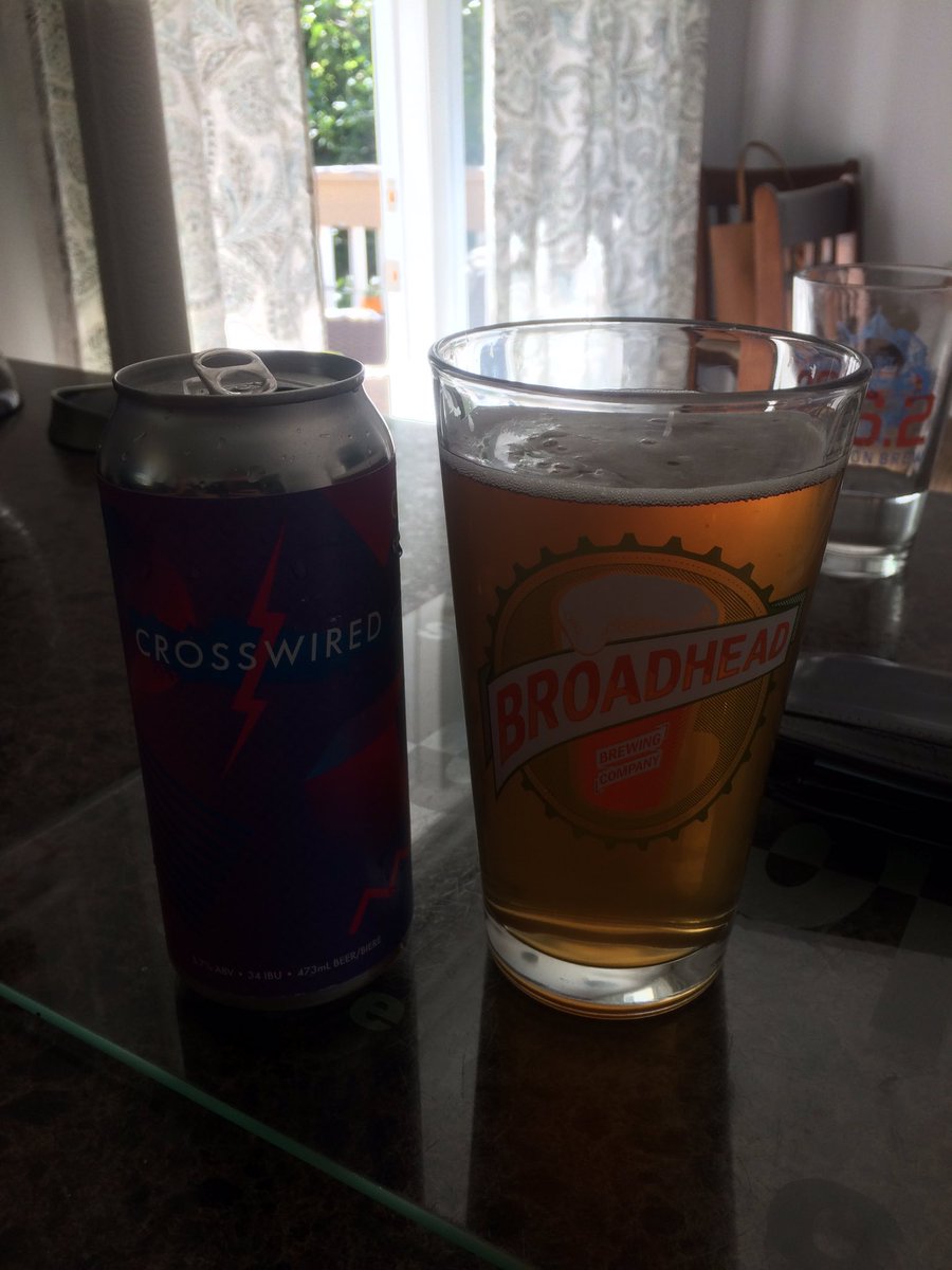 KyleSmith87's tweet photo. Side note.....this beer is fantastic #crosswired @2CrowsBrewing #nscraftbeer #supportlocal https://t.co/udbmZpwjOr