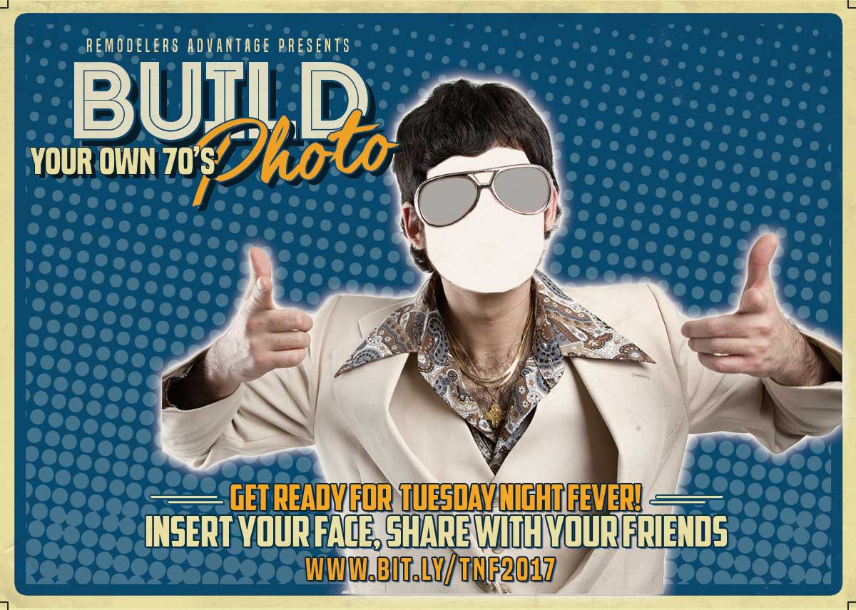 RemodelersAdvan's tweet photo. Take a photo or upload an image & use tools to create the 70’s version of you- Share on social media, add #REX17 https://t.co/CrhTdgmP3w https://t.co/9aWsrB5Byr