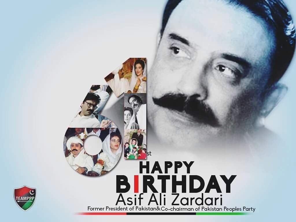 Happy Birthday
Asif Ali Zardari 