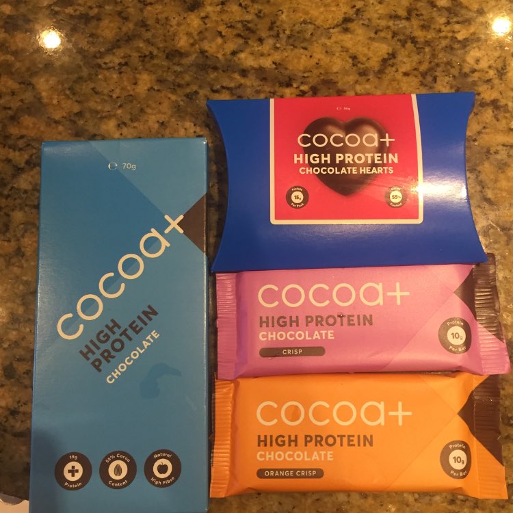 Massive thank you to <a href="/CocoaPlus_/">cocoa+</a> for the high protein chocolate can't wait to get stuck in 👍