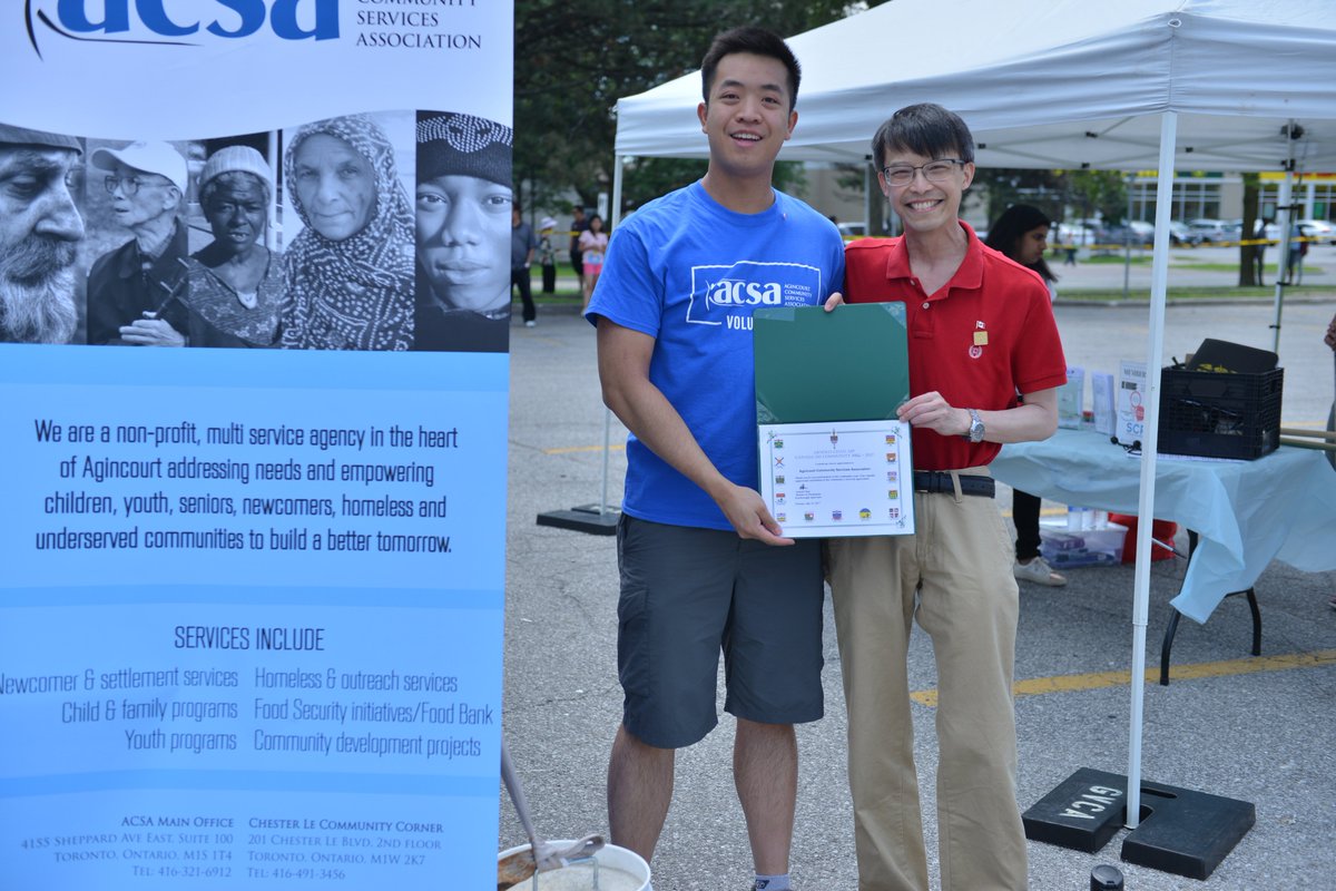 Thank you <a href="/ArnoldChanLib/">Arnold Chan</a> for having <a href="/ACSAtoronto/">ACSA Community Services</a> at your successful community BBQ. We're excited for what's to come next year!