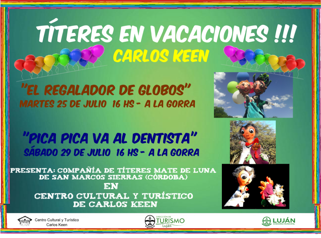 turismo_lujan's tweet photo. #BuenMiercoles continuamos disfrutando las #VacacionesDeInvierno en #Lujan acá te dejamos las acts de esta semana y finde en #CarlosKeen 😍😱👇 https://t.co/fp9boLCqi6