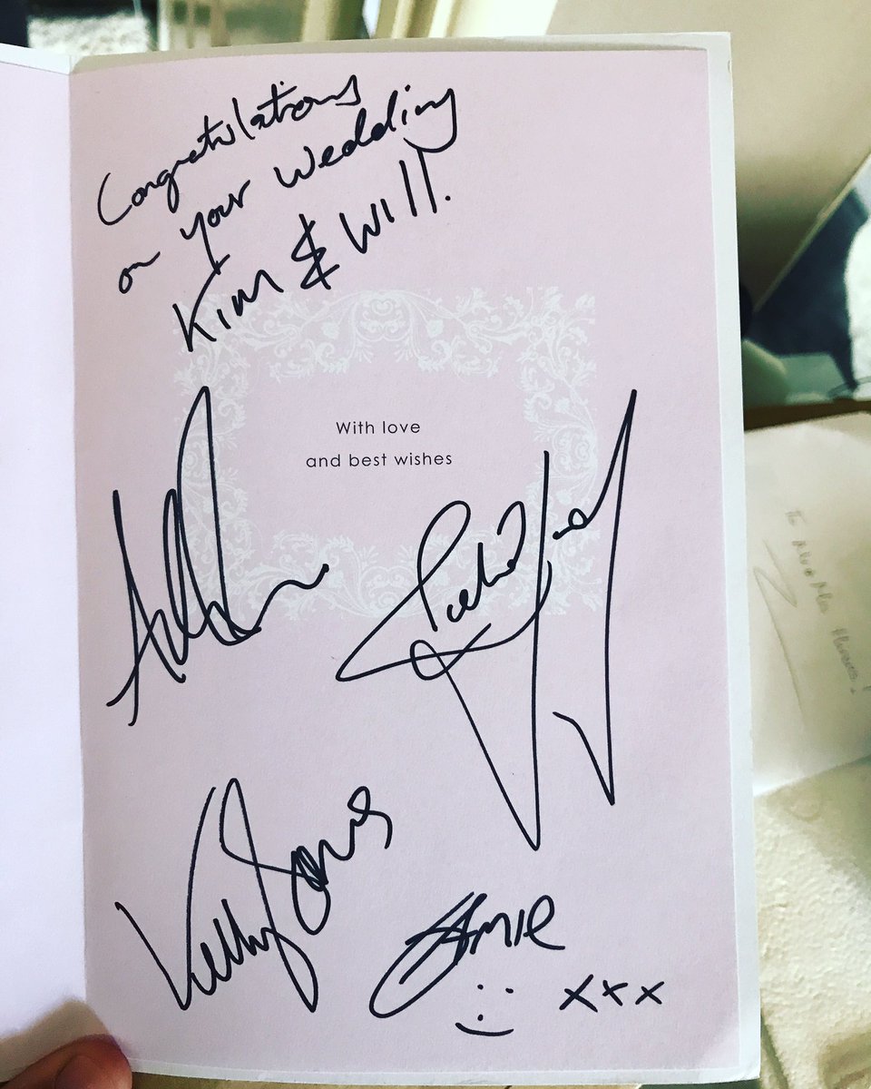 willhirons's tweet photo. @stereophonics thanks very much for the signed wedding card- much appreciated! #hironswedding #weddingcard #lads #bartenderandthethief #fave https://t.co/YhIEAnVN7Y