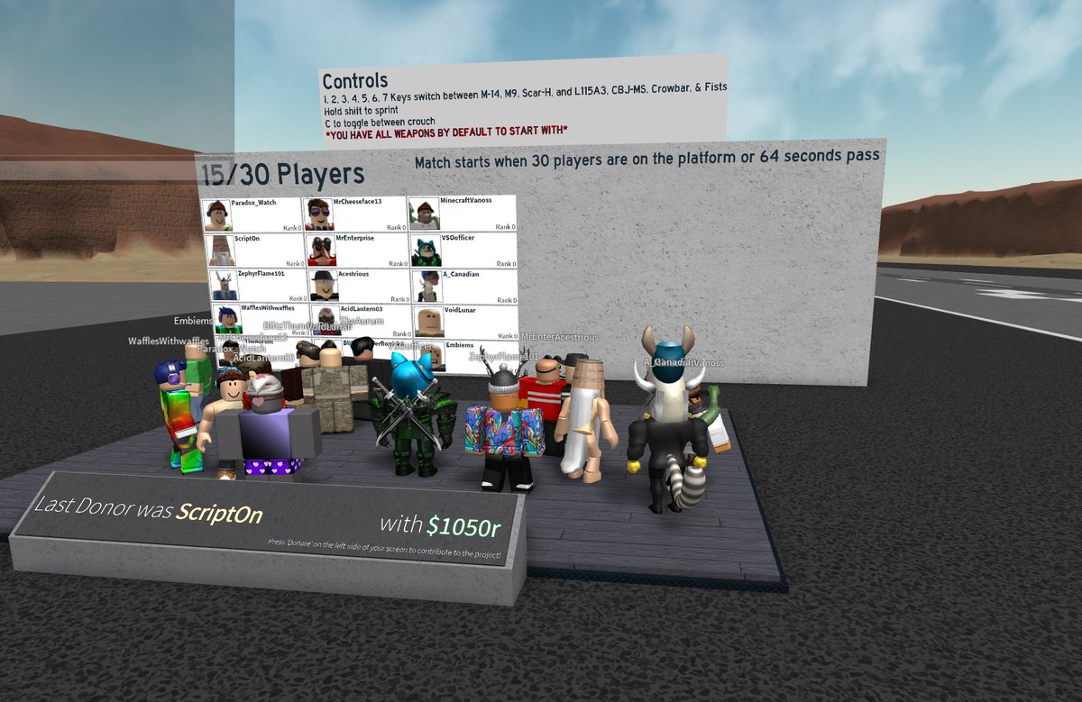 Scriptonroblox On Twitter Come Play The New Update Barrier