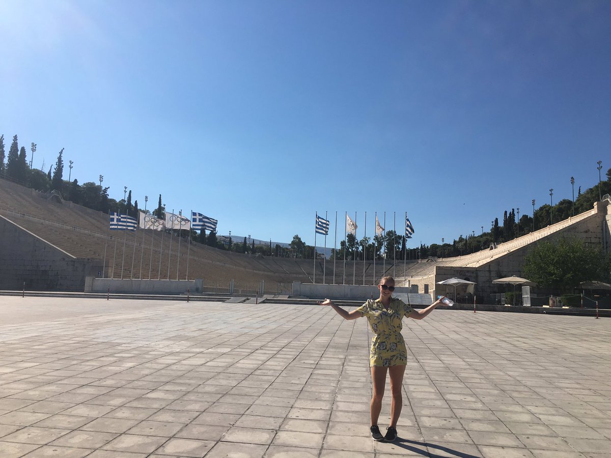 ashleyK_dances's tweet photo. It's all Greek to me 🤷🏼‍♀️   Athens, Greece 🇬🇷💙 https://t.co/SmrFJWKhFg