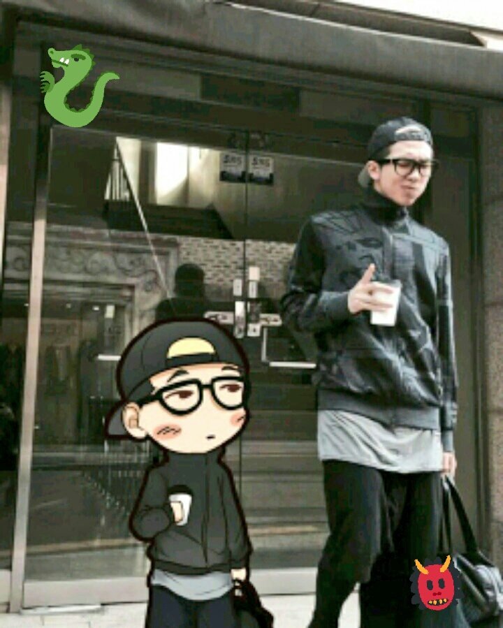 SugarCandy_Drip's tweet photo. Found this #cute #Kawaii picture on Google of #rapmon #Rapmonster and a #chibi GAH SO CUTE! https://t.co/OXlSsbu4wb