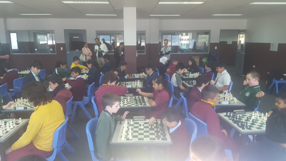 gpsICT's tweet photo. Chess Challenge #2 already underway @GuildfordPublic students trying their best @sydneyacademy #chess #strategy @ChrishabChris https://t.co/1EdNZ2tbqt