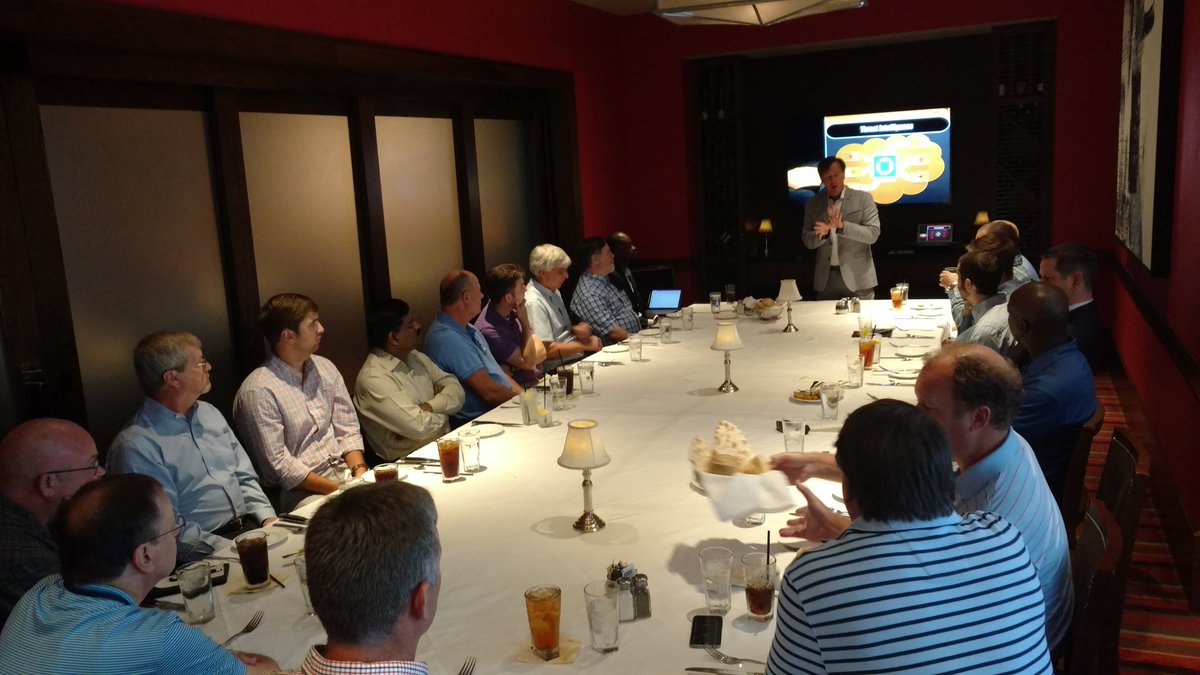 SamTransform360's tweet photo. Today's @CiscoSecurity event. Driving out Ransomware Another fantastic turnout! Both informative and collaborative @Corus360 @CapitalGrille https://t.co/260Xlm47nV