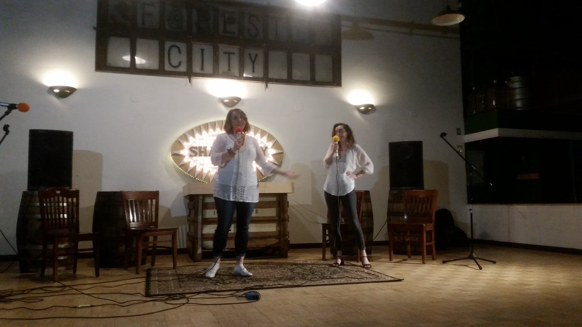 shleylouwho's tweet photo. Enjoying some #shareapy this evening #improv #cleveland #forestcitybrewery https://t.co/48yvKAnS8T