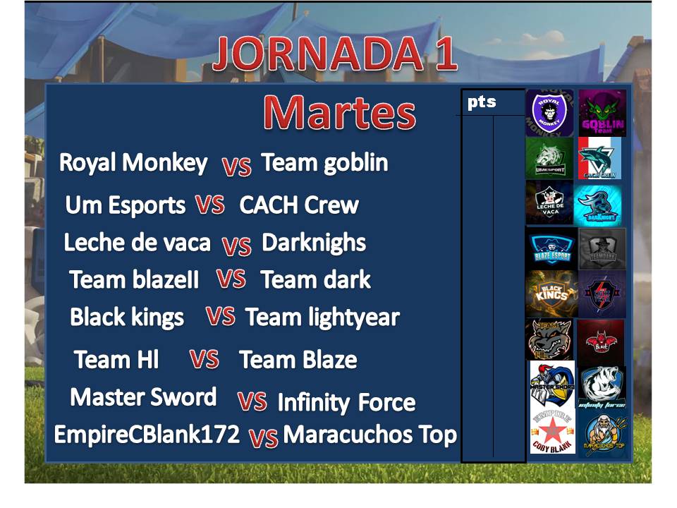 LigaMinero's tweet photo. nosotros nos pondremos en contacto para cuadrar la hora @Royalmonkey4 @TeamGoblinCR @esports_um @CachCrewCR @DarKnightsCR @TeamBlazeCR y II https://t.co/x1Y5wuZTmh