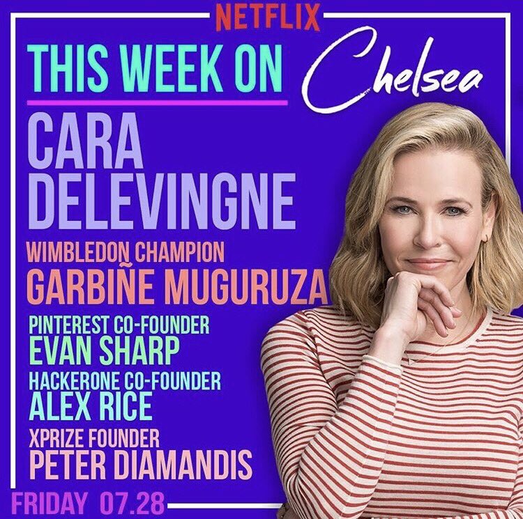 Hacker0x01's tweet photo. This Friday on @netflix.See @senorarroz talk to @chelseahandler. For real. You won't want to miss it. https://t.co/kJMm1BFJQQ