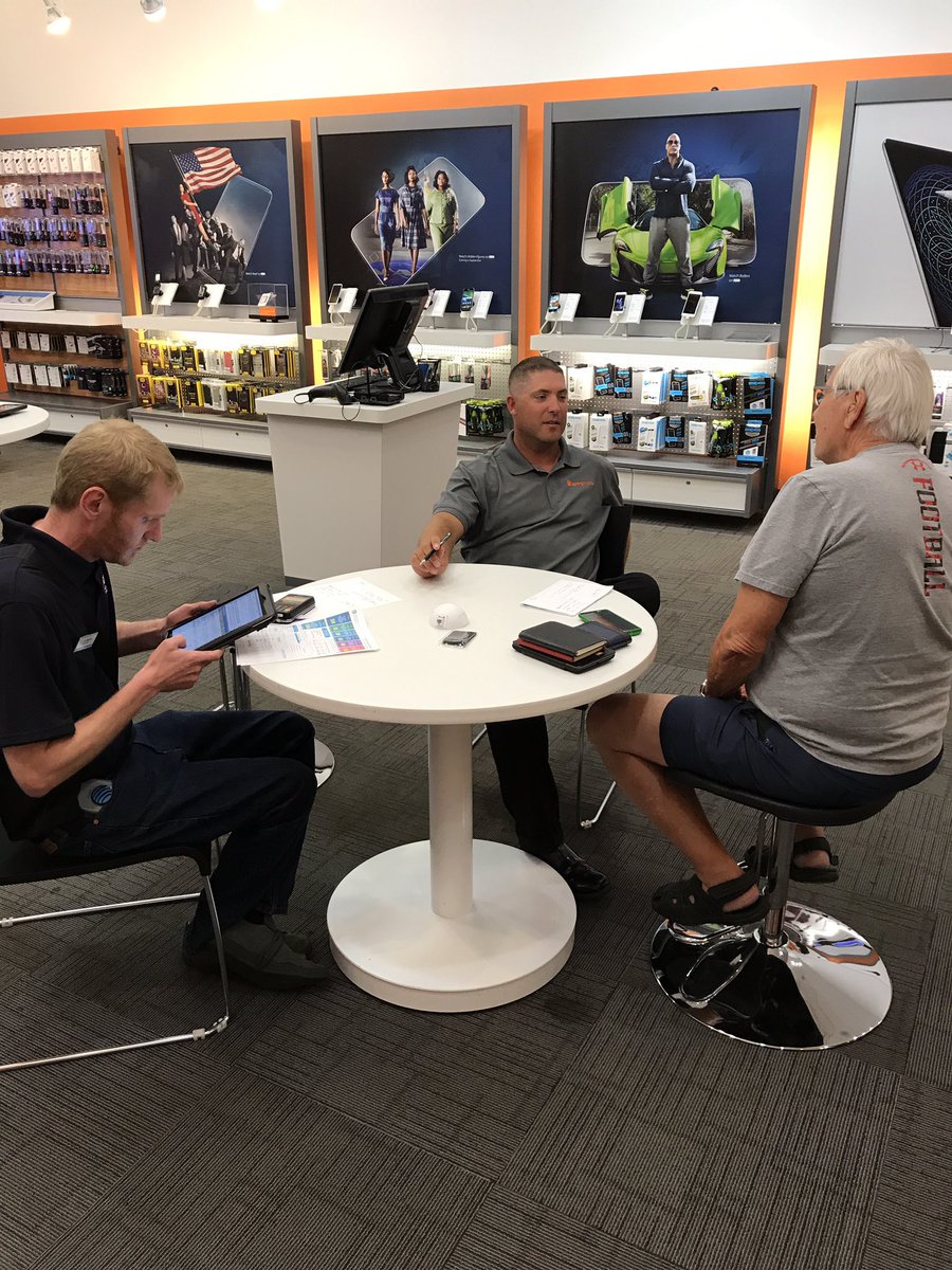 tdstoke's tweet photo. Taking great care of our customers in Billings MT! We saved George and his wife $140/mo. on 2 DirecTV! @aharris_att https://t.co/EZzGtFFoPb