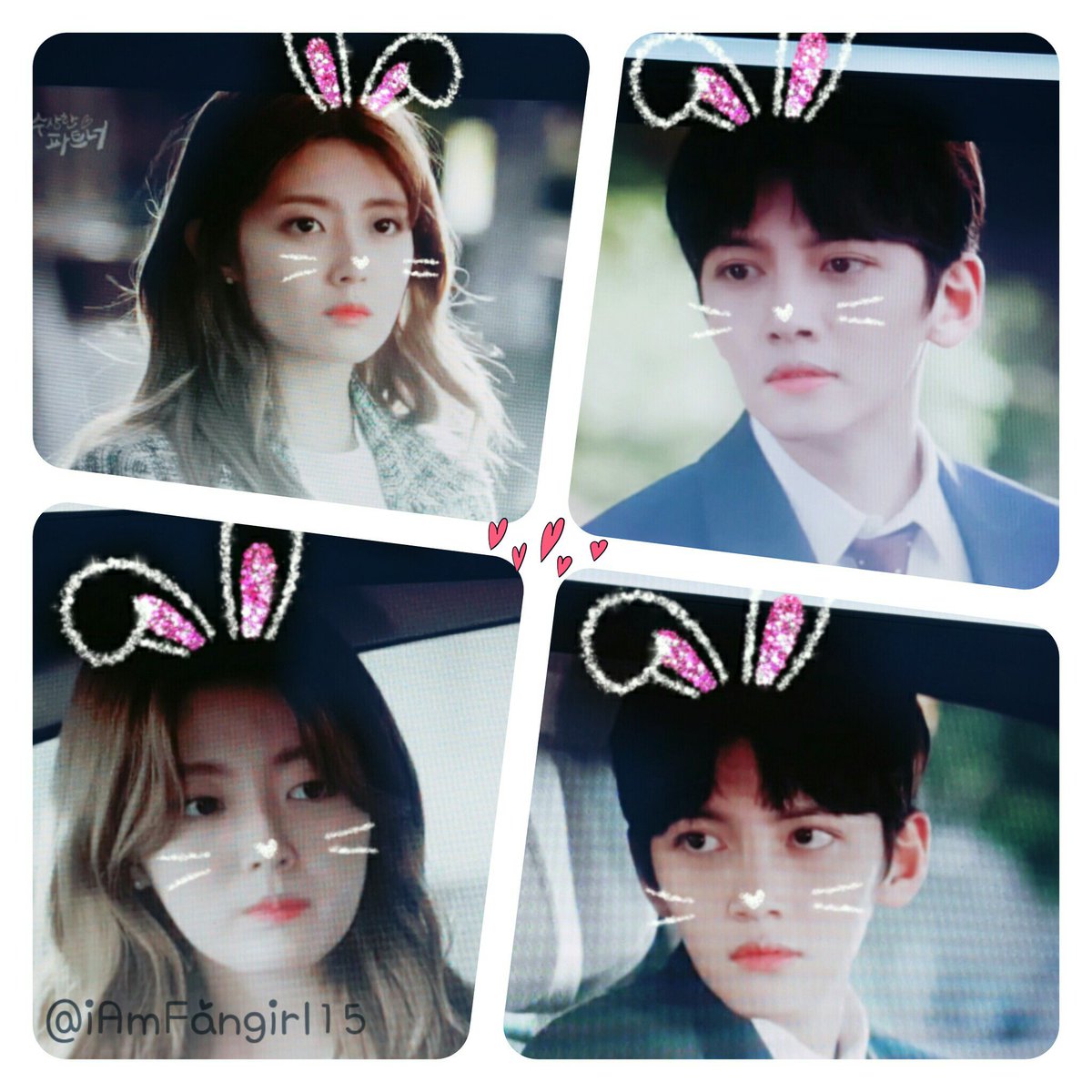 iAmFangirl15's tweet photo. The side effect when you can't move on from #SuspiciousPartner 😄😅😂✌
I'm seeing #NamJiHyun #JiChangWook as a
Cute baby 🐰🐇🐰🐇 💕💕💕
#JiJiCouple https://t.co/VkmBRC9UnO