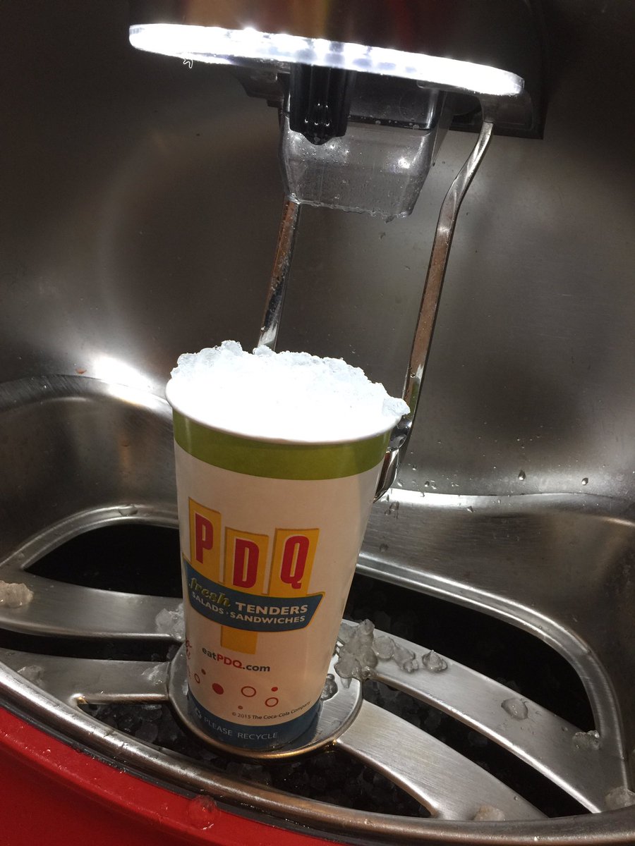 SouzaRandy's tweet photo. Love that #chewableice @PDQFreshFood in Clermont Florida by @iceomaticHR @FLADistrSource https://t.co/yrV1W0lOL7