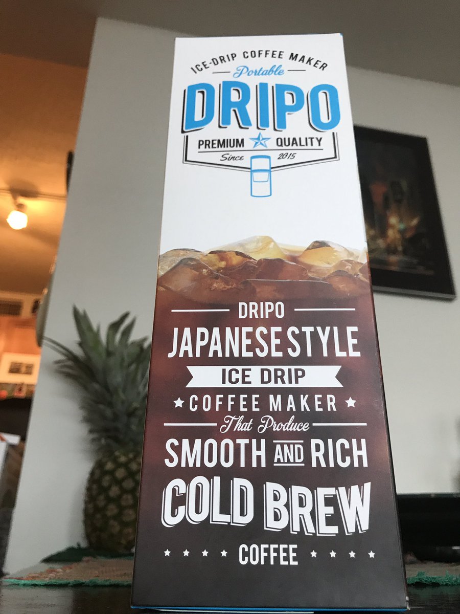 WndlustMarriage's tweet photo. Fan of #ColdBrew coffee? We're looking forward to trying our new #Dripo! https://t.co/DunFgLpGTs