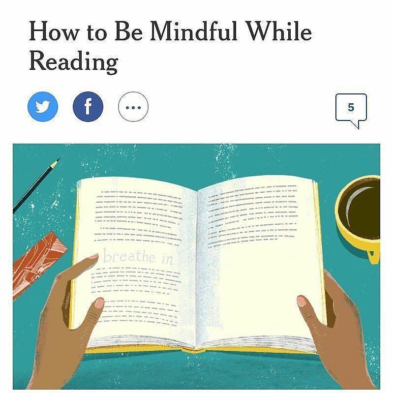 theinnernetmed's tweet photo. #Repost @newyorkzencenter
・・・
"Reading can be a crucial opportunity for mindfulness — the ability to be in the pre… https://t.co/QMC69JLmko https://t.co/DXZMEff4zw