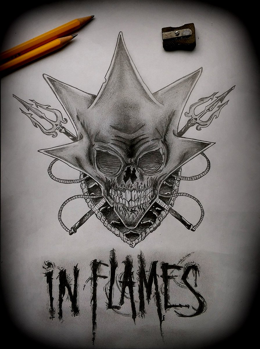 Julia Harloff On Twitter Another Drawing By Me Inflames Swe Inflames Jesterhead Metal Fanart Art Artist Artwork Sketch Pencildrawing Pencilart Https T Co 1vwauxiqj0
