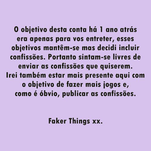 Sintam-se livres de mandar confissões ou até mesmo pedir jogos.xx
