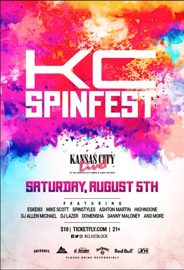 DJ HIGHNOONE (@djhighnoone) on Twitter photo Aug 5th KC SPIN FEST <a href="/KCPLDistrict/">KCPLDistrict</a> is going to be DOPE. Tickets are only $10 for 10 + djs Aug 5th KC SPIN FEST <a href="/KCPLDistrict/">KCPLDistrict</a> is going to be DOPE. Tickets are only $10 for 10 + djs