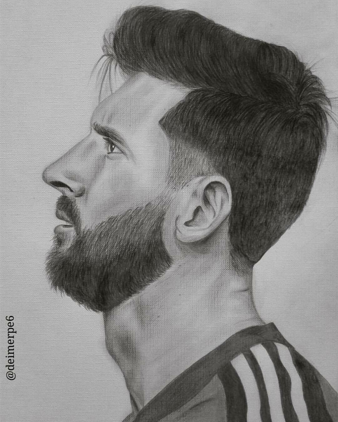 How To Draw Lionel Messi Step by Step  6 Easy Phase