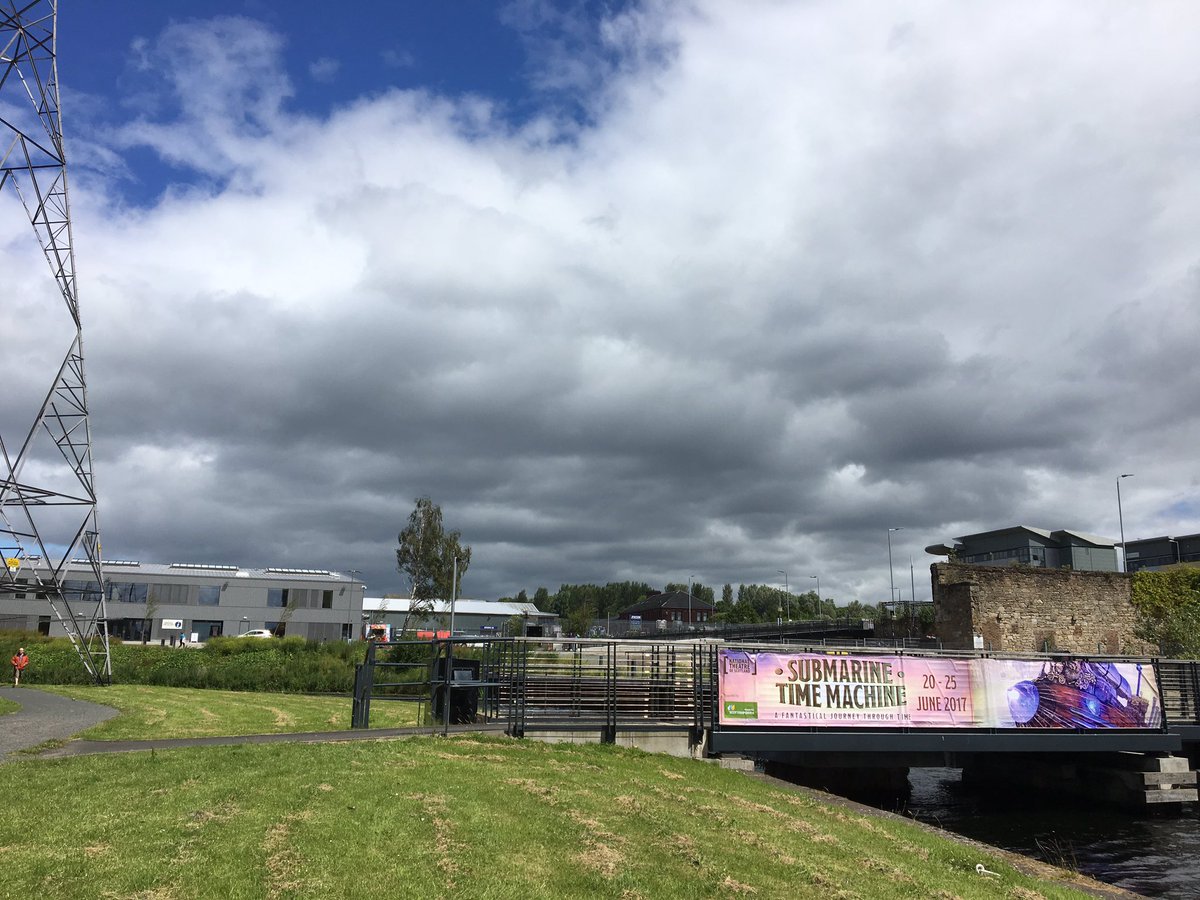 BluRaceCar's tweet photo. A4 @ScotlandHour Yes! Loved @NTSonline 's #SubmarineTimeMachine - excellent day out on the Forth and Clyde canal #ScotlandHour https://t.co/2G6oNkV58g