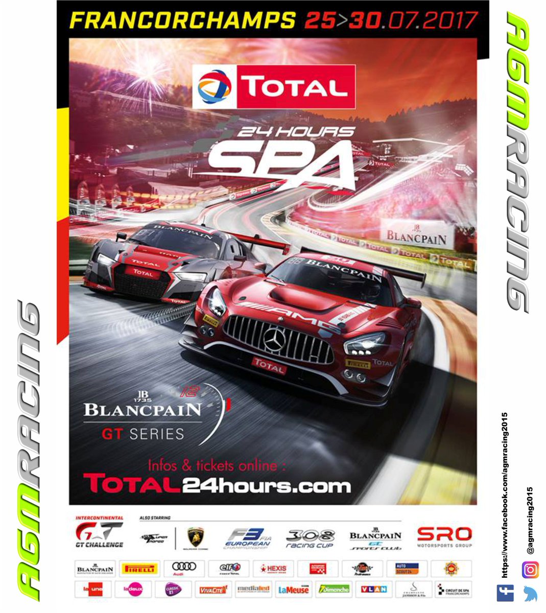 agmracing2015's tweet photo. #BlancpainGT #24hSPA #F3 #SpaFrancorchamps #Belgica #AGMRACING https://t.co/Gy0MeQ6Yb3