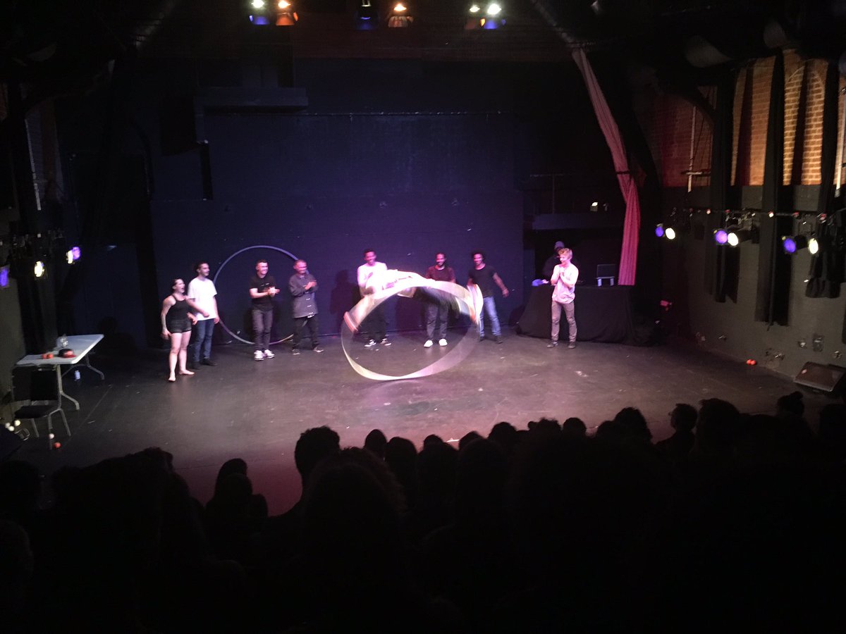 jacksons_lane's tweet photo. Such a thrilling night with @SimpleCypher #CypherStories. Sold out crowd blown away by this #circus #dance #DJ explosion #Postcards2017 https://t.co/zfFPLONqLx