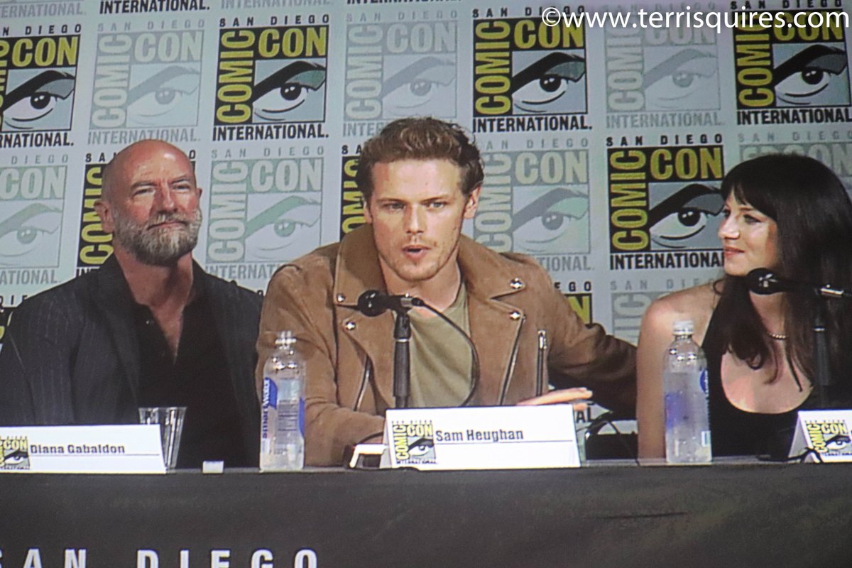 TerriSquires1's tweet photo. @grahammctavish Bummed I didn't get to see the #Preacher panel but wow! The #OutlanderSDCC panel was rocking!! Thanks so much! https://t.co/PwROgyNF6k