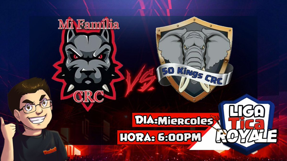 LigaTicaGG's tweet photo. LIGA TICA 🏆 ROYALE
6:00 🇨🇷
7:00 🇲🇽
@ImperioCRC 🆚 @familia_crc 
📺 @WanderChM 
▶️https://t.co/D3GtQw1sKA https://t.co/GGux9sBTF6