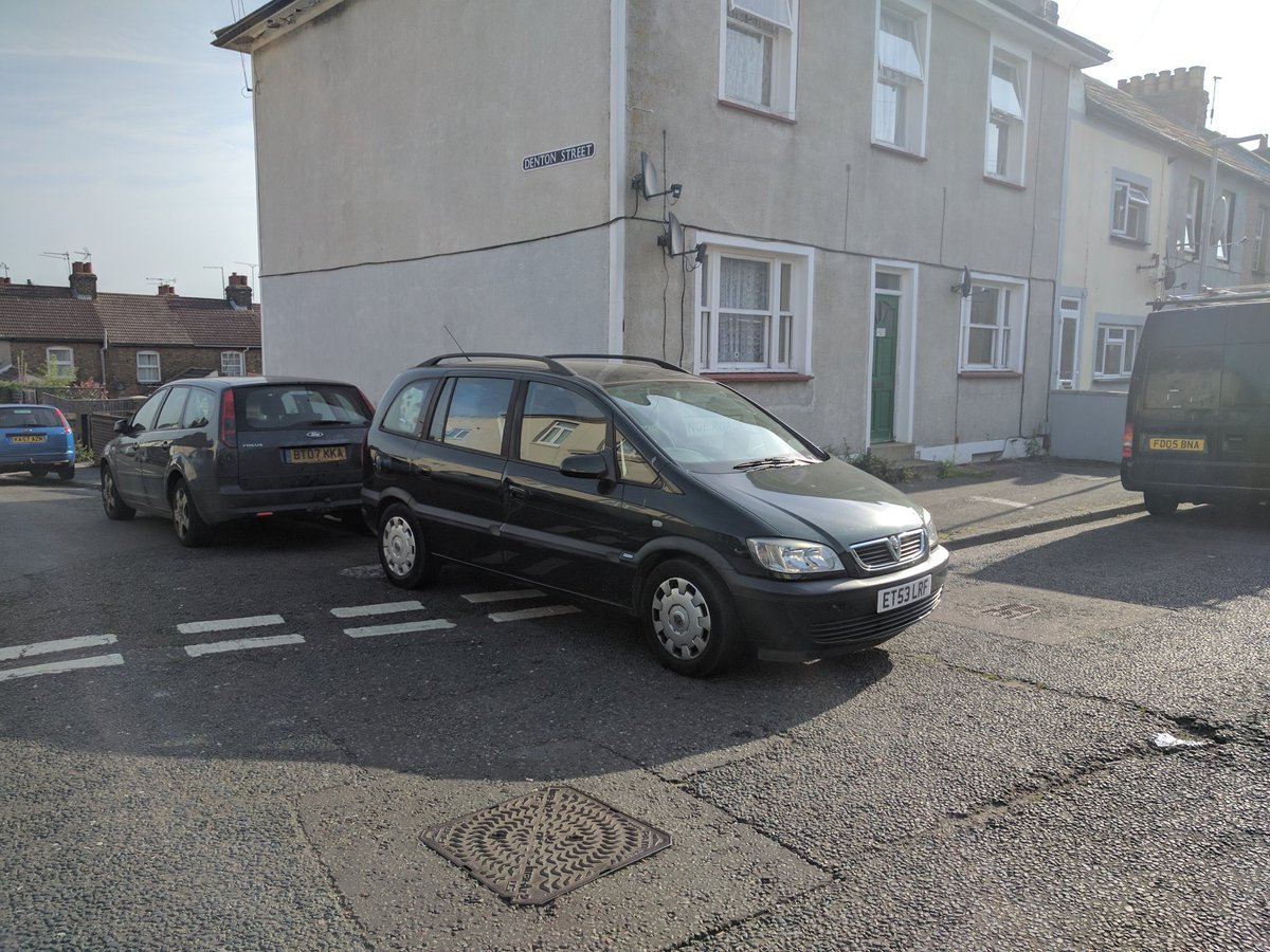 sugarbug81's tweet photo. @graveshambc And Denton Street/Range Road cross road. These people make it very difficult to safely turn down that road. https://t.co/FXJKv1y4XE