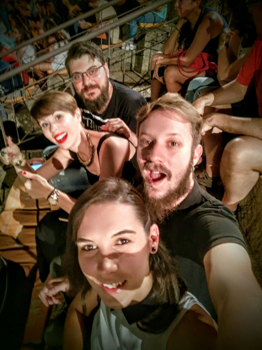 Tras un día de #trabajo en el Laboratorio #Digital #Wazo toca divertirse en el #teatro. Hoy #Seneca en el <a href="/Festival_Merida/">Festival Internacional de Teatro Clásico de Mérida</a>