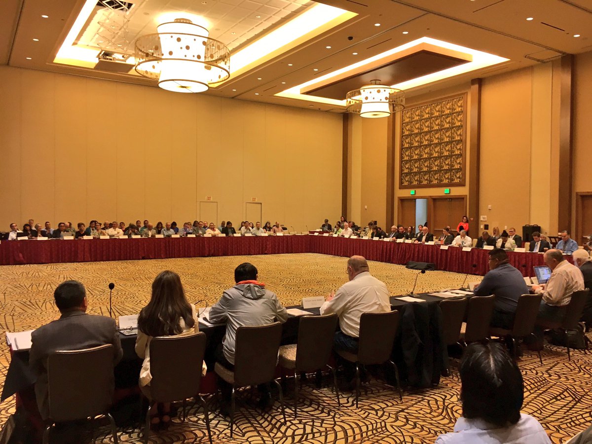 NezForAZ's tweet photo. This afternoon, I'm giving the welcome address at the Tribal/Interior Budget Council Meeting being held at Twin Arrows. #NNOPVP #USDOI https://t.co/gKbgbah1T2