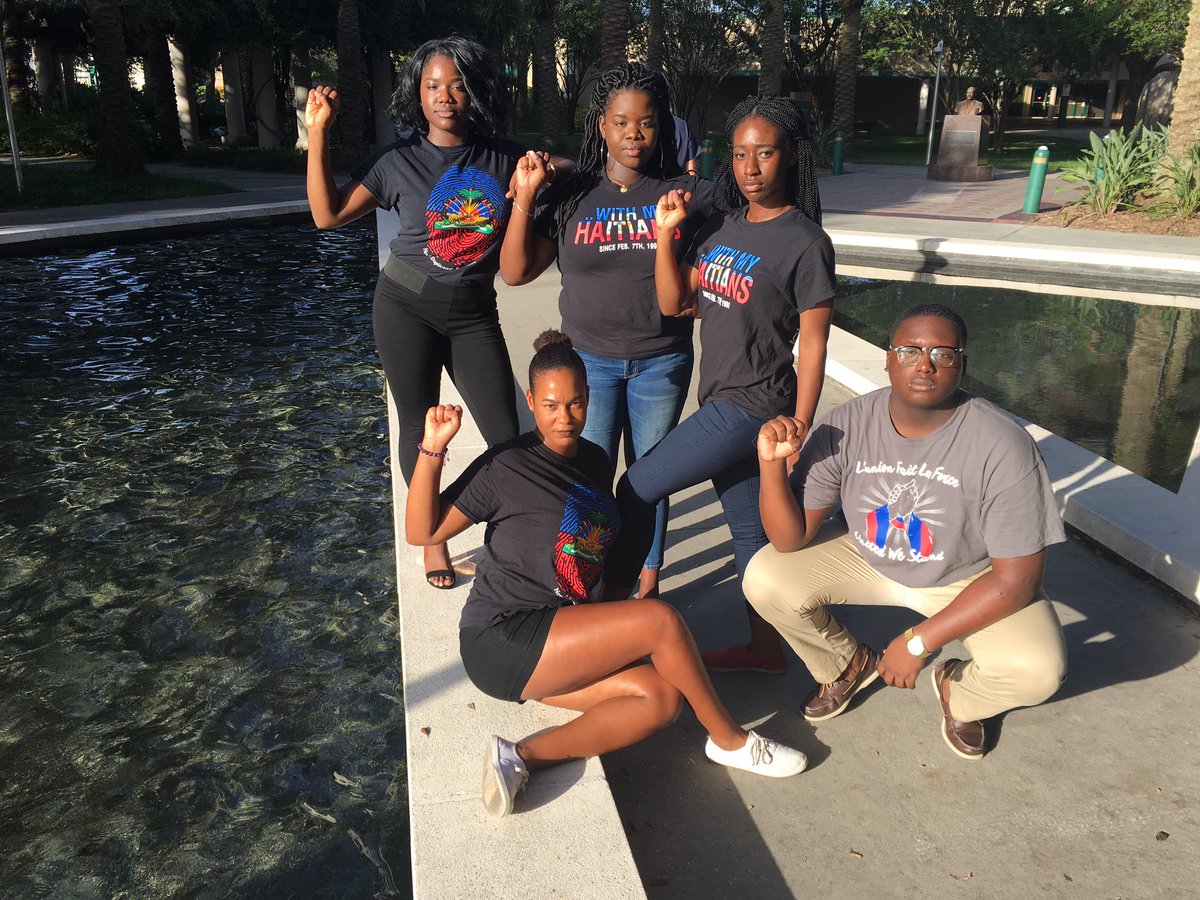 USFClubCreole's tweet photo. We support the #BSYOU campaign.Wear a shirt that you're a member of, hold up a fist ✊🏾 in the picture and support @USF_BSU #blackusf https://t.co/e0fcaQn4nI