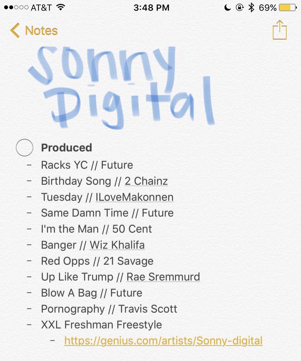 CourtneyClark24's tweet image. casually just spent like 5 min just to let y'all know how good Sonny Digital is #yourewelcome