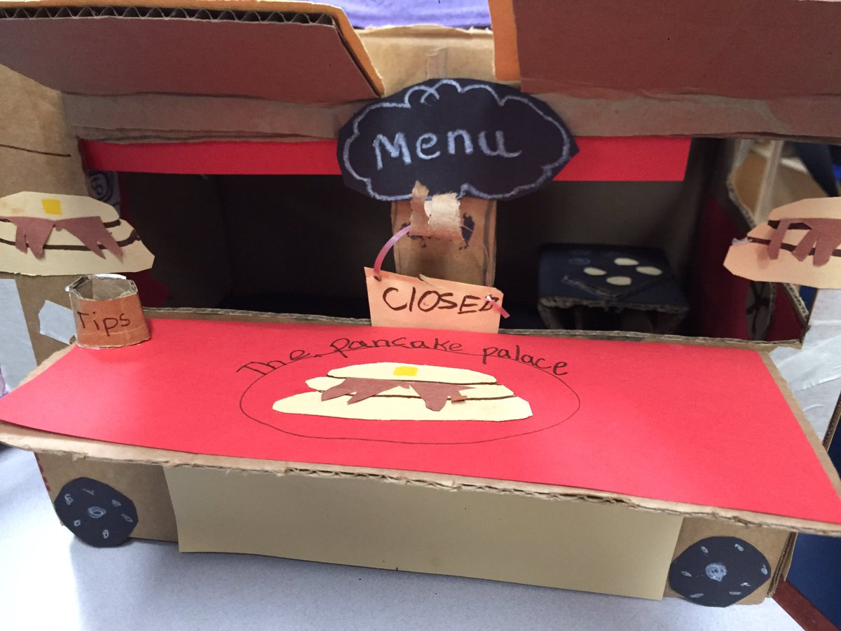 RHMSAfterSchool's tweet photo. Lynhaven Summer Express making cardboard food trucks! #CUSDextensions https://t.co/toUwfg6gK0
