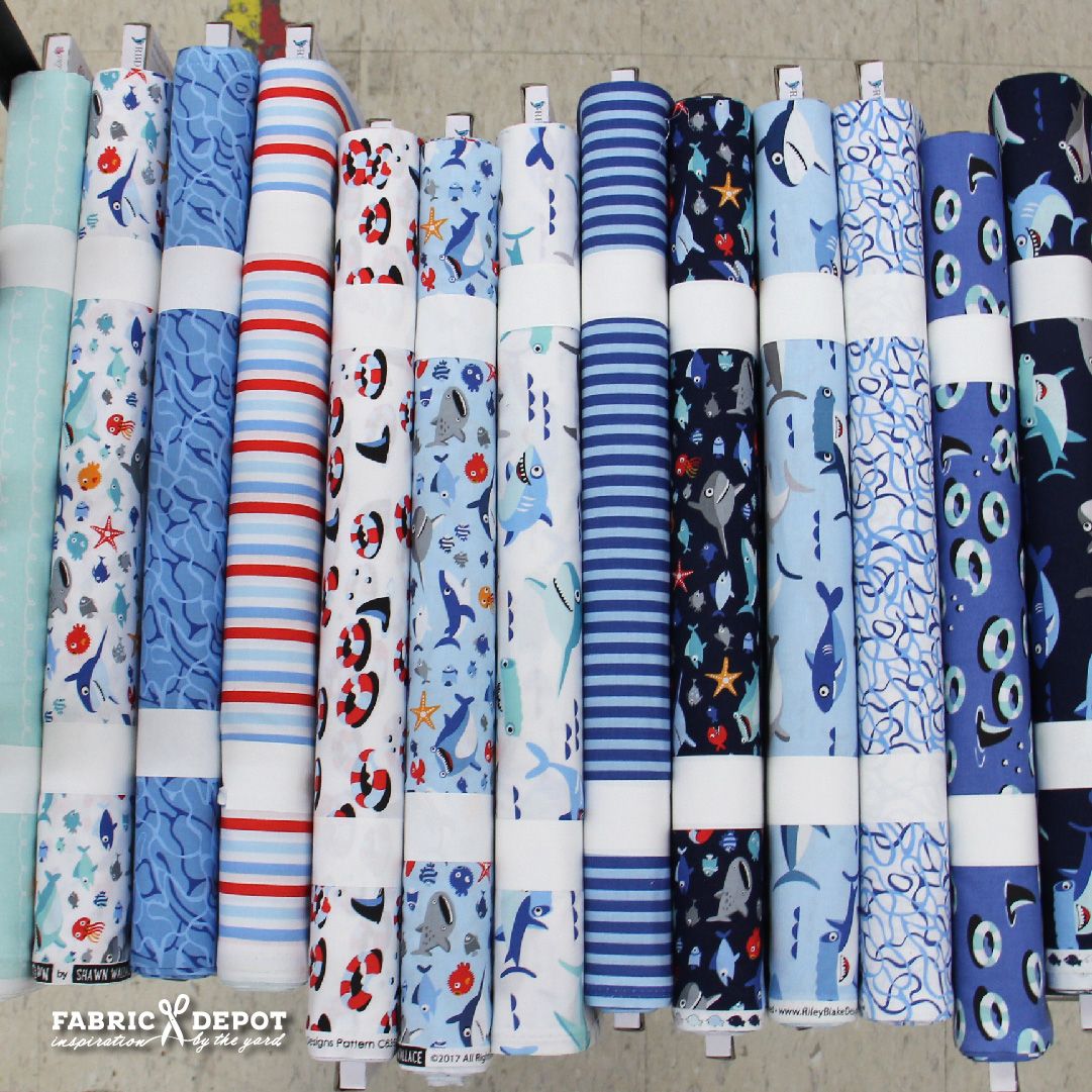 FabricDepot's tweet photo. #SharkWeek at #FabricDepot,Sharktown from @Riley_Blake is in store, plus 25% Off everything!✂️ https://t.co/HRueJEffMQ #inspirationbytheyard https://t.co/QqG3EUlsUR