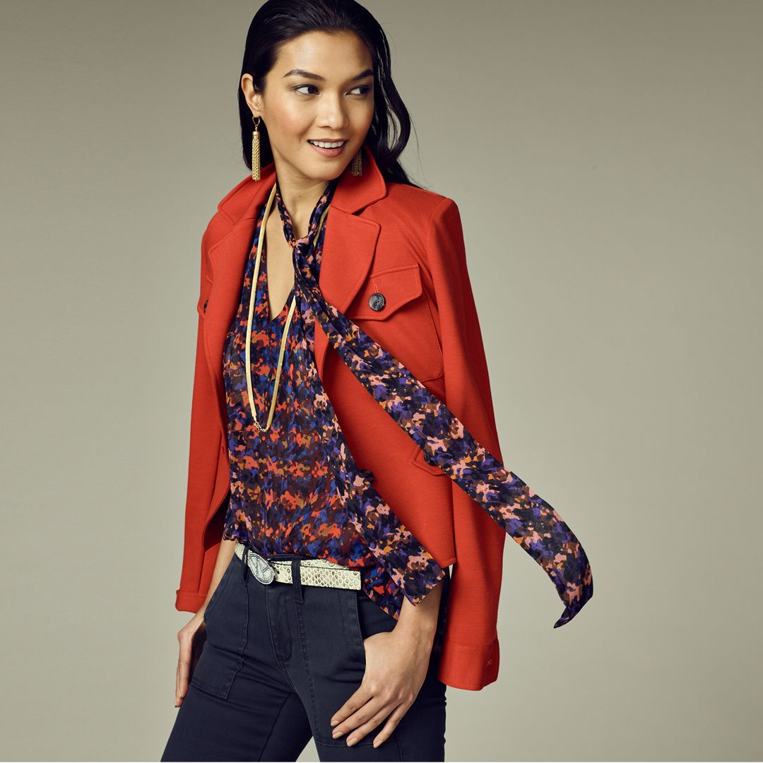 cabiclothing's tweet photo. Crimson red is our new favorite color in The LRJ: https://t.co/iUJ61YRw9m #cabiclothing #styleandideas https://t.co/QfCCjVRdDN