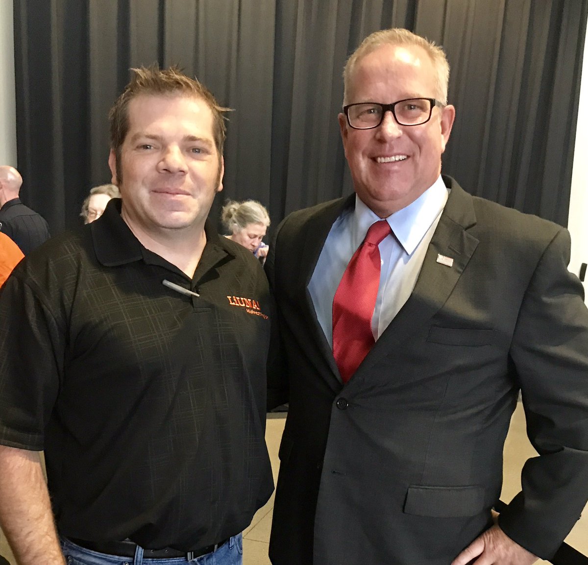 rodledwards's tweet photo. On the same side this time w @Rlkaminski supporting more Nebraska jobs #BuildKXL #GrowNE https://t.co/mK5sjdonOv