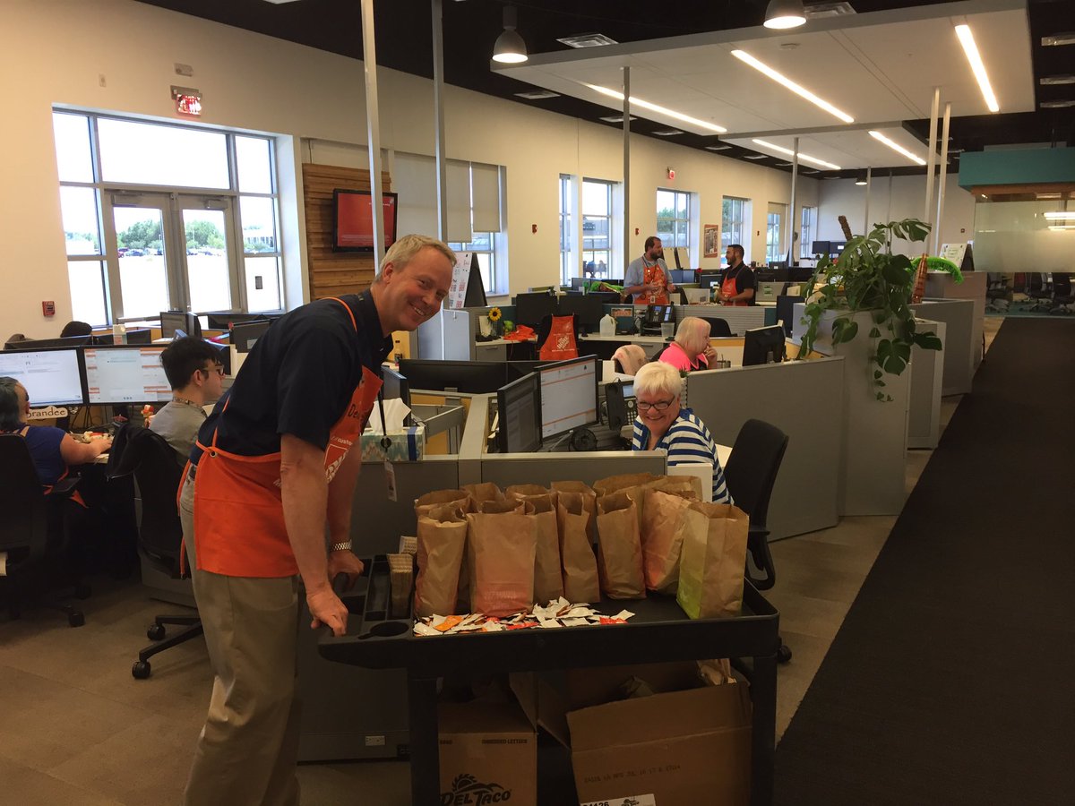 Dennis running the taco cart at the OCC! Keeping these amazing associates fed while they WOW our customers!