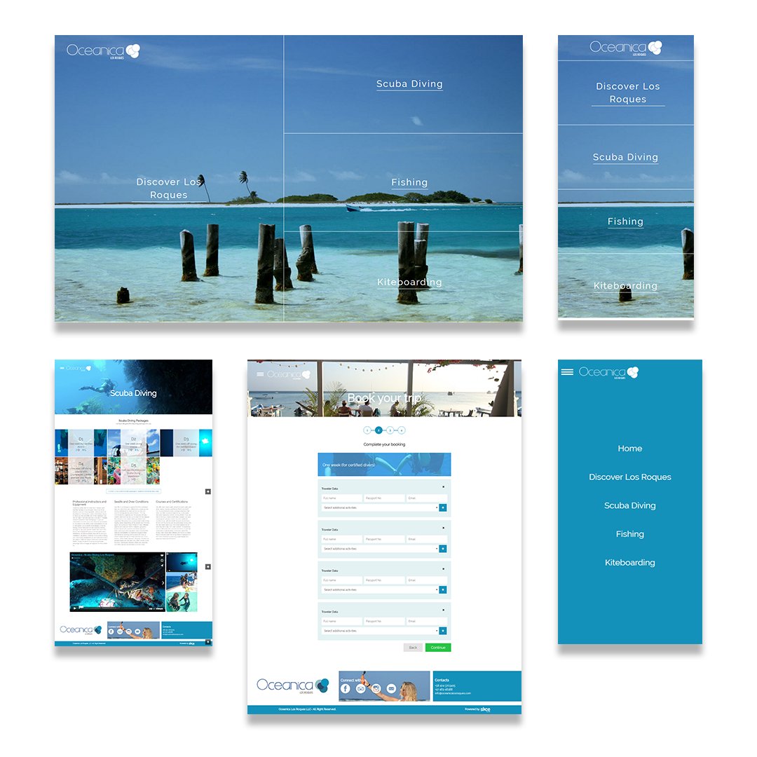SliceGroupXYZ's tweet photo. El #turismo y la #tecnología se unen otra vez para dar vida a @oceanicalosroques en su sitio #web mira más en nuestro portafolio https://t.co/UPo1GjDolr