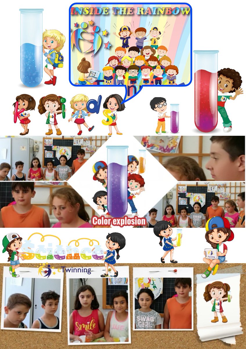 c_serio's tweet photo. Color explosion #etwinning #ciraserio #insidetherainbow #GjC2017 @Gjc2017 #scuolasantarcisio @irena_raykova https://t.co/Ta5zgQ8mx6