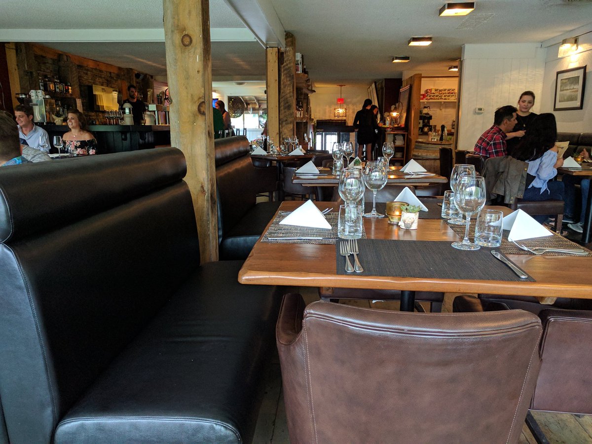 Dinner tonight at @RhubarbHali, #FeastOn Certified with @ontarioculinary! There's also a brewery on the same site. #MyHaliburtonHighlands