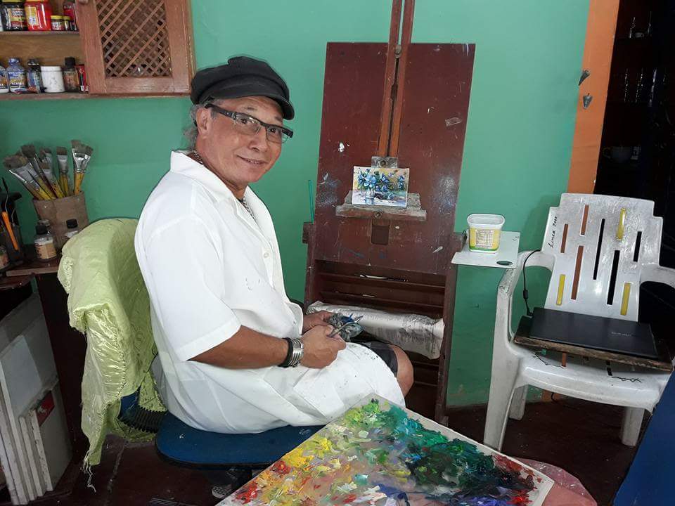 AliomarGuima's tweet photo. Sou natural da cidade de Canavieiras no Estado da Bahia, Brasil. Uma vida dedicada às artes plásticas. #BelasArtes #SBBA #ForJu https://t.co/TEoIJYCzcq