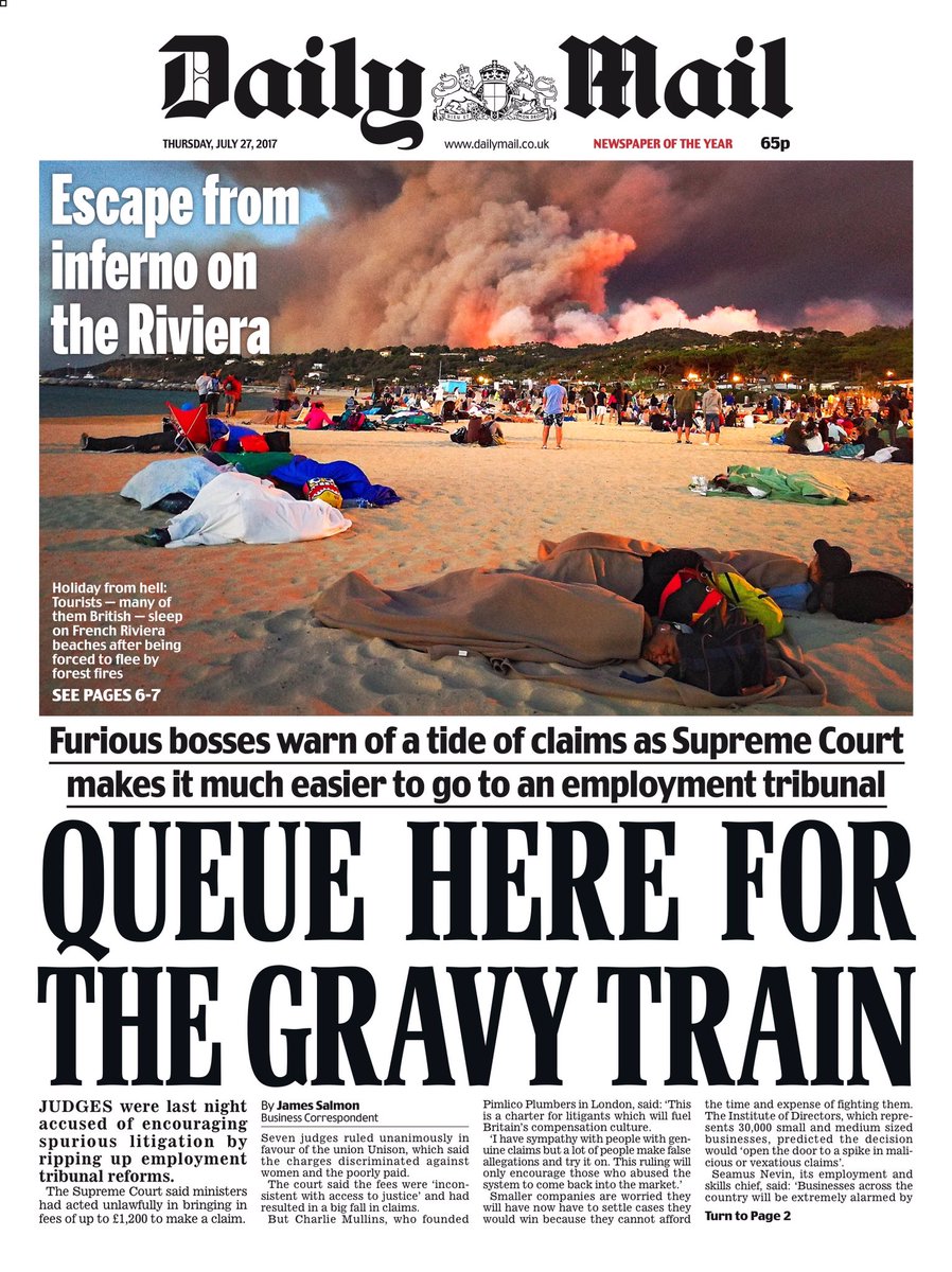 Image result for queue here for the gravy train July 2017 daily mail