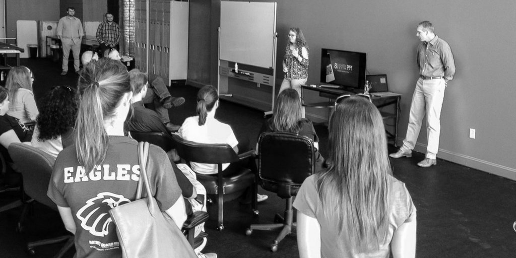 8thDaySoftware's tweet photo. Today we connected with local high school teachers, sharing how they can prep their students for #hightech careers. #8thDaySoftware https://t.co/nQLxDaZ8GX