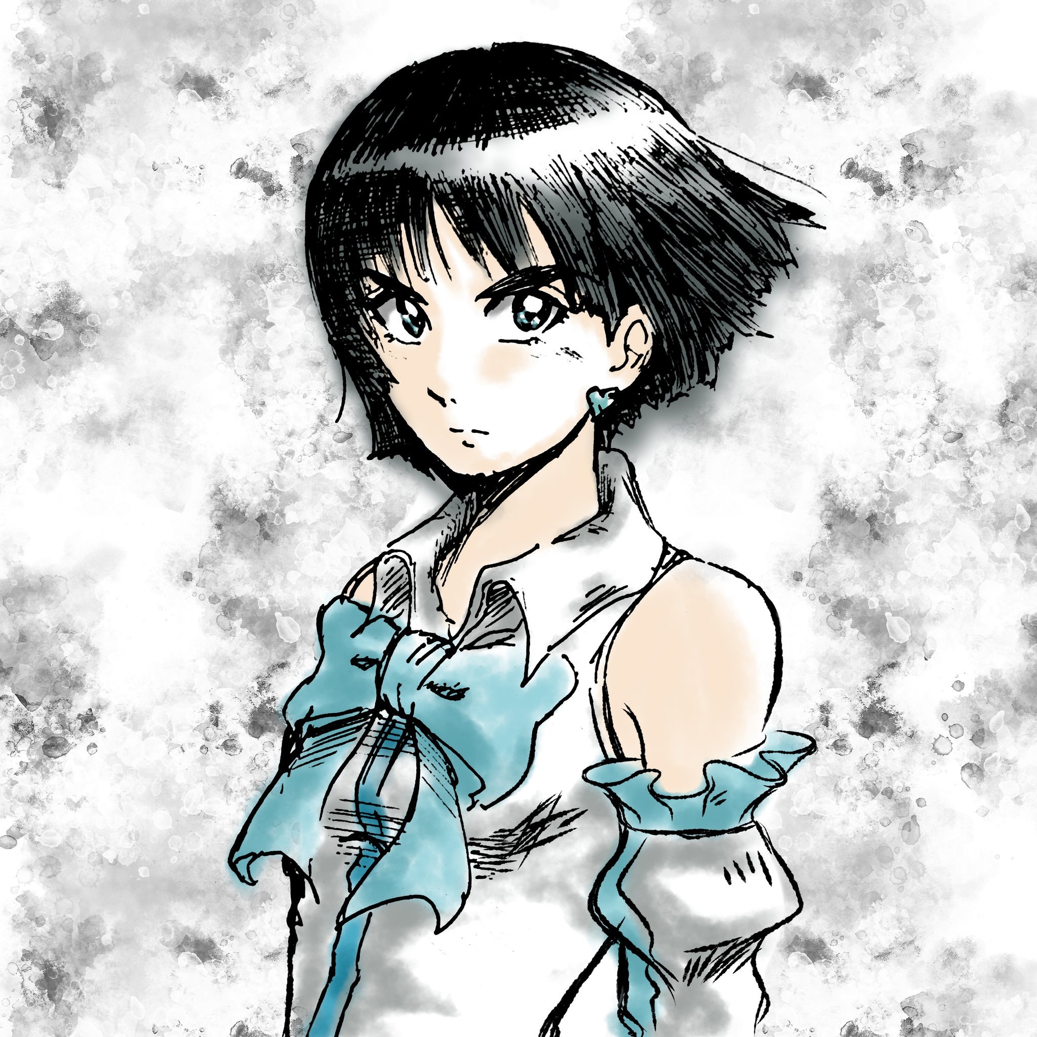 Jigsaw ほのかの祖母 雪城さなえがプリキュアとして戦っている ふたりは1945 というweb漫画を見つけたのでキュアホワイトさなえver を描きました ちゃんとブラックもいます よければ見てみて プリキュア版深夜の真剣お絵描き60分一本勝負 T