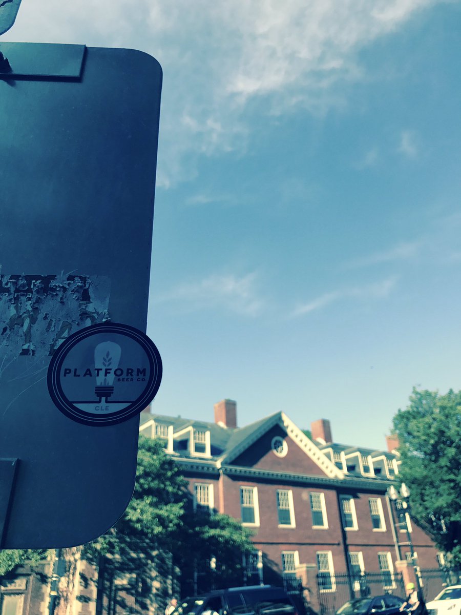 JWM_MBA's tweet photo. @PlatformCoYtown @PlatformBeers just spotted a sticker at Harvard for one of my favorite breweries #whiteIPA https://t.co/zblpqcSj2m