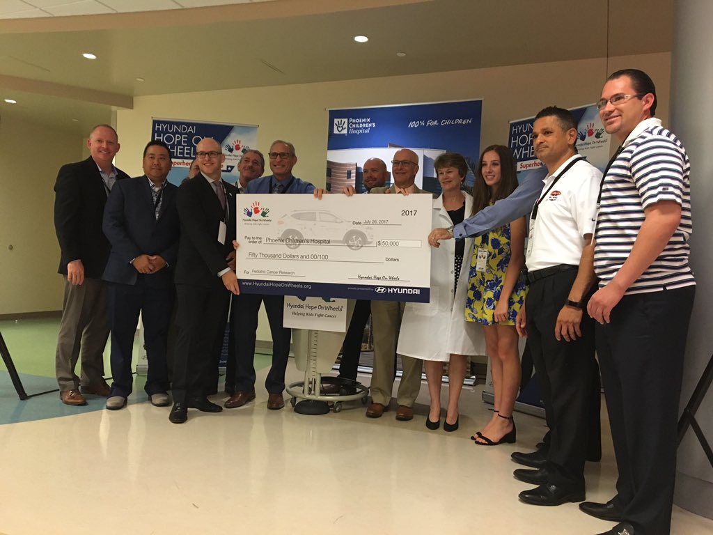 HyundaiCSR's tweet photo. Check out our Snapchat to see what's going on with @Hyundai @hopeonwheels !! Snapchat: HyundaiCSR #EndChildhoodCancer https://t.co/pbv5320qkU